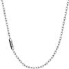 Clondo Collana Uomo Donna Juventus in Acciaio Inossidabile - Prodotto Ufficiale Calcio - Gioiello con Logo - Idea Regalo Elegante per Tifosi Bianconeri - Ragazzo e Ragazza (Bar Necklace Steel Minimal)