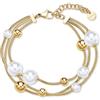 Brosway Bracciale Donna in Acciaio e Perle | Collezione Perfect - BPC59