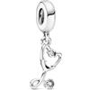 PANDORA Passions Pendente in argento Sterling con stetoscopio con zirconia cubica trasparente