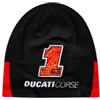 63 Berretto Bagnaia Ducati Dual Line, Uomo, Taglia Unica, Nero