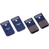 BBB Cycling DiscStop HP Pastiglie per freni a disco - Compatibile con Magura MT5, MT7 & Gustav Pro - Pastiglie freno organiche MTB ad alte prestazioni - BBS-87