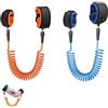 Locisne Cinghia anti-perso del bambino di 2 pacchi, bambini Safty Anti perso a mano a passeggio Cintura polso Link Bungee al guinzaglio Imbracatura di sicurezza per bambini, Helper in viaggio