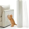 Generico Protezione Divano Graffi Gatto - Pellicola Autoadesiva Trasparente 300cm x 20cm Antigraffio per Mobili, Porte e Pareti - Copridivano Protettivo per Gatti, Cani e Arredi Domestici