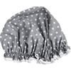 Vagabond Bags Ltd - Cappello da doccia, motivo: stella grigia, colore: Grigio