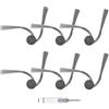 Bibemorol Spazzole laterali per Roborock Qrevo Curve/Qrevo Edge/Qrevo Curv S5X/Qrevo EDGE S5A/Saros Z70, Saros 10, Saros 10R, spazzole laterali Arc 6 pezzi accessori 1 cacciavite