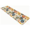 Comart - Tappeto Cucina Gaya - 60x200 cm - Ultra Assorbente - Antiscivolo - Stampa Digitale - In Poliestere - Morbido al Tatto - Lavabile - Moderna Passatoia per Cucina e Corridoio - Piastrelle Fiori