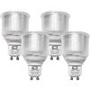 TBE LIGHTING Confezione da 4 lampadine LED GU10 da 6,5 W, riflettori a cilindro lungo con attacco GU10, luce bianca diurna 6000 K, 650 lumen, sostituisce lampadine CFL da 11 W con alloggiamento
