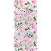 Magicherry Pellicola decorativa 3D per finestre con fiori di magnolia arcobaleno e fiori di magnolia, adesivo statico non adesivo per casa, ufficio, 42 x 100 cm