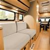 SYLC Carovana Copricuscino Per Divano, Jacquard Copricuscino Divano Per Roulotte Con 2 Cinghie, Fodere Per Cuscini Per RV Auto Panchina (Beige,W 130-160 cm, D 60-90 cm)