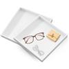 TTIAYAO 2 pezzi vassoio decorativo bianco quadrato vassoio bagno portaoggetti in legno piccolo vassoio organizer bagno decorativo per gioielli cosmetici cucina 20 x 20 cm