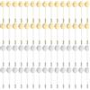 M METERXITY 1-Set Spilla Da Taschino Vassoio Piatto Rotondo, Spille Boutonnieres DIY Cappello/Cravatta/Sciarpa, Spilla Sicurezza Ago Per Fiori 50mm Confezione Da 60 Pezzi Spilla Brooch Vuota