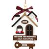 BEZHO Addobbo Nuova Casa 2026, Regalo Inaugurazione Casa Nuova per Coppie, Uomo e Donna, Decorazione Pendente Unica (Stile 2)