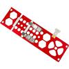 Dagran Guida ad Angolo Retto 90° 340mm Morsetto per Guida per Sega Circolare Universale Barra di Binario per Sega Circolare per la Lavorazione del Legno, Compatibile con Binario di Guida Makitas, Ros