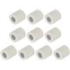 QUARKZMAN 10pz Tubo Ceramico Isolato da 2mm per Fascio di Fili Elettronici Protezione Isolante Termica a Singolo Foro, 4mm x 5mm