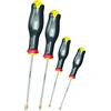 USAG U03240668 Serie 4 giraviti per Viti a Croce Phillips, Nero