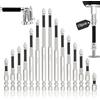 Suitedget 15 Pezzi Inserti per Avvitatore Professionali High Magnetic Screwdriver Drill Bit Set Gambo Esagonale a Doppia Fessura Adatto per Trapani Manuali e Avvitatori a Percussione per Serrare Viti a Croce