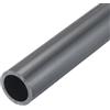 QUARKZMAN Tubo Rigido Rotondo in PVC 17,6mm ID 22mm(7/8) OD 350mm Grigio Scuro ad Alta Resistenza per Tubi d'Acqua Artigianato Guaina per Cavi