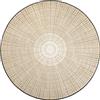 Wash+Dry tappeto Cascara beige 145x145cm, adatto per interni ed esterni, lavabile