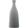 DRW Vaso da tavolo Forma di bottiglia in ceramica in grigio chiaro 36x14x14 cm