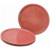 Creatable, Serie Gourmet 21668 - Set di 4 piatti per pizza in porcellana, lavabili in lavastoviglie e microonde, made in Europe