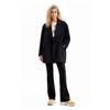Desigual, Cappotto doppiopetto lana M. Christian Lacroix, Nero, L