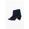 Desigual, Stivaletto con risvolto in denim, Donna, Nero, 37