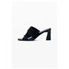 Desigual, sandalo cut-out, Donna, Elastan, Nero, 40