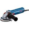 Bosch Professional Smerigliatrice angolare GWS 12-125 (Ø disco: 125 mm, potenza 1.200 W, protezione contro il riavvio accidentale, incl. impugnatura supp., Vibration Control, chiave due perni)