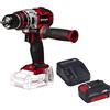 einhell Te-CD 18 Brushless-Solo Trapano Avvitatore a Batteria, 1.800 RPM, 18 V, Rosso, Senza Caricabatteria + Power-X-Change Starter Kit, Caricabatteria e Batteria da 4000 mAh Li-Ion, Nero, Rosso