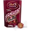 Lindt Lindor - Scatola doppia per tartufi al cioccolato, circa 16 palline, 200 g, con un ripieno di fusione liscia, regalo per Pasqua, compleanno, celebrazioni, congratulazioni