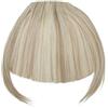 SEGO Frangia Capelli Clip Frangetta Finta Frontale Extension Hair Bangs Posticci Donna Toupet con Clips 30g Biondo Naturale/Chiaro