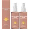 Eniyou 2 Pezzi Autoabbronzante Spray,Gocce Abbronzanti Viso Autoabbronzante Viso E Corpo 60ML Promuove Il Tono Naturale Della Pelle Senza Danni Del Sole Adatto A Tutti I Tipi Di Pelle