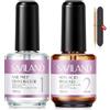 SAVILAND Nail Prep e Primer Unghie Gel - 2PCS*15ML Non-Acid Primer Unghie Semipermanente Disidratato Naturale Nail Prep Set, Ideale per Art Design a Casa, Regalo Duraturo