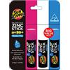 Sun Zapper - Confezione tripla di stick di zinco, 36 g