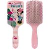 CARTOON Spazzola piatta per capelli, Disney, 22 cm, in confezione regalo (Minnie, fenicottero)