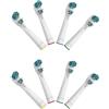 Smartroics Spazzole di ricambio compatibili con Braun Oralb Dual Clean, testine di ricambio per spazzolino elettrico Oralb, 8 pezzi