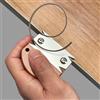 Feabolee Tagliabordi per la lavorazione del legno, pialla angolare per bordi, pialla manuale per sbavature, taglierina per bordi per impiallacciatura in PVC ABS melammina (1 ovale arancione)