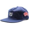 Surf Monkey Cappellino 5 Pannelli Uomo/Donna - Cotone Biologico - Taglia unica, Off White / Oliva, Taglia unica