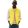 Tommy Hilfiger Uomo Gilet Packable Recycled Vest Colletto alla Coreana, Nero (Morningside Yellow), XL