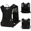 VPB Zaino da Corsa,Gilet Corsa Running Uomo Donna,Leggero Zaino Idratazione con Strisce Riflettenti,Regolabile,Traspirante,per Corsa Ciclismo Maratona Trekking Trail