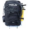 Driver13 kitebag Spare zaino, zaino di riserva per kite fino a 19 m², fissaggio tavola, supporti laterali, nero