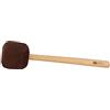 Sonic Energy Gong Mallet Medium - Mallet marrone con impugnatura in faggio, Chai - Per suonatori di gong, meditazione, percussioni - Lana di pecora, pile sintetico (MGM-M-C)