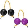 YELARXI Maracas Africane Ritmiche, Shaker Kashaka, Palla Shaker Kashaka, Strumenti a Percussione per Mani con Corda Gialla, Adatti per Adulti, Festa di Nozze, Classe Musicale, Spettacolo (Confezione