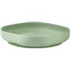 BÉABA, Piatto Ventosa per Bambini, 100% silicone, materiale morbido e molto resistente, Attacca tavolo/seggiolone, Linguetta per sollevare il piatto, Compatibile microonde, verde salvia