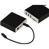 KALEA-INFORMATIQUE Cavo USB 4 Thunderbolt 3 10G verso rete 10 GIGABIT ETHERNET 10G con HUB USB 3.0, Chipset AQC113