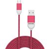 Pantone Celly Pantone MicroUSB Cable 1.5mt, Cavo USB Micro per Ricarica Rapida e Trasferimento Dati, Compatibile con Smartphone e Tablet, Potenza 2.1A, Rosa