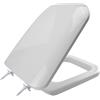 SANIPLAST - Copriwater Universale Double Bianco con cerniere in nylon per mod. Conca