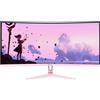 Arozzi Nova 34″ Curved Monitor PC 86,4 cm (34") 3440 x 1440 Pixel 4K Ultra HD LED Rosa [AZ-NO-34T2K165-PNK]