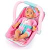 Bayer Design 67800AB Set di bambole, bambola 35 cm, bambolotti con corpo morbido, seggiolino per bambole
