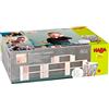 HABA 306248 Building Block System- Clever Up! 1.0- 46 wooden pieces with educational booklet & sturdy storage bag- Ages 1 and Up (Made in Germany)